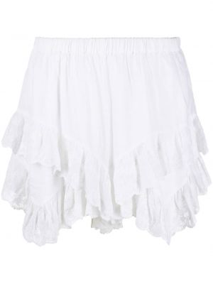 Ruffle shorts Isabel Marant étoile hvit