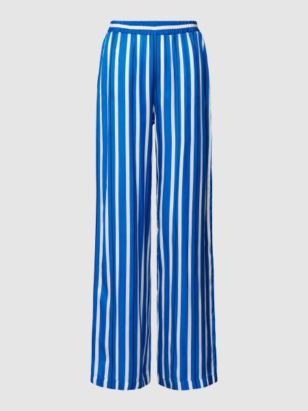 Niebieskie spodnie w paski Seidensticker