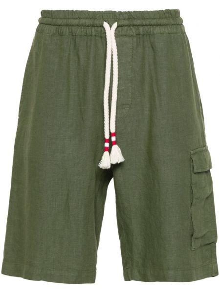 Lanene bermuda kratke hlače Mc2 Saint Barth zelena