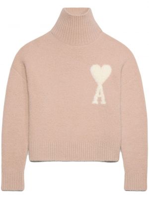 Adīti džemperis Ami Paris rozā