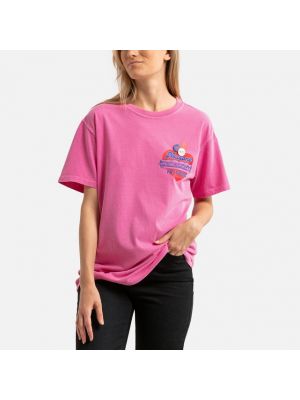 Camiseta manga corta de cuello redondo Newtone rosa