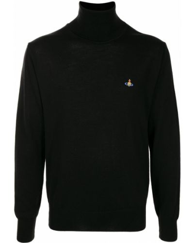 Jersey con bordado de tela jersey Vivienne Westwood negro