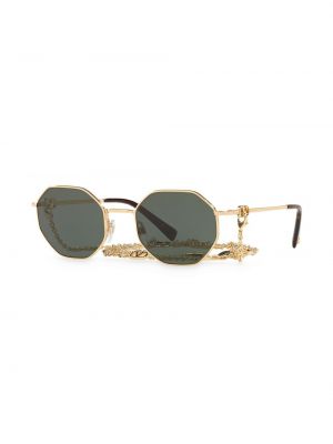 Gafas de sol con estampado geométrico Valentino Eyewear dorado