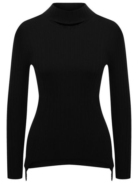 Черный кашемировый шерстяной пуловер Wolford