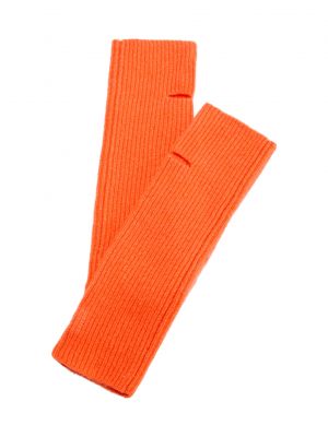 Плетени плетени ръкавици S.oliver оранжево