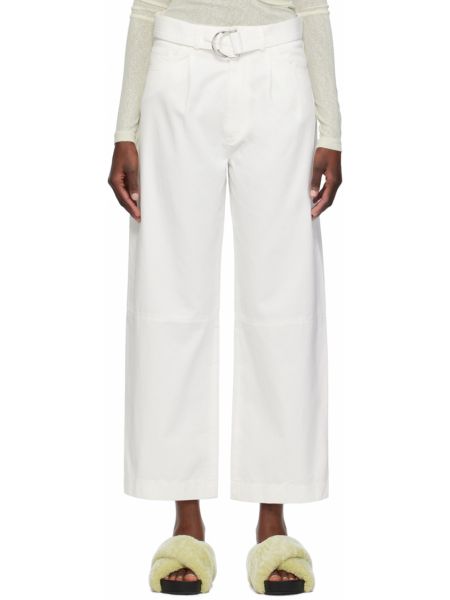 Белые брюки Nanushka