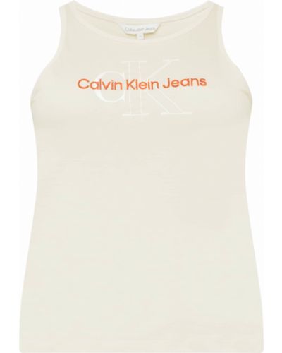 Топ Calvin Klein Jeans Curve червено