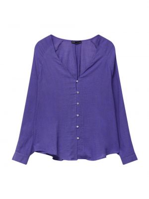 Блузка Pull&bear фиолетовая
