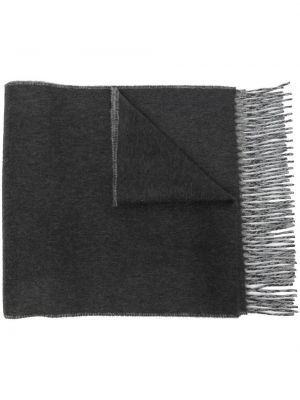 Плетен кашмирен шал Johnstons Of Elgin сиво