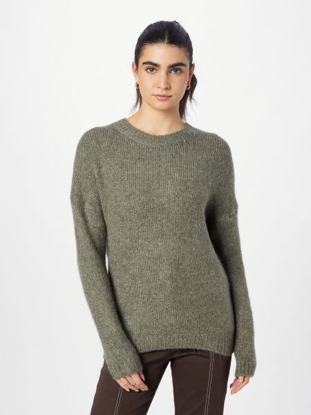 Меланжов пуловер Soyaconcept сиво