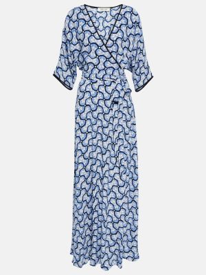 Viskózové midi šaty s potiskem Diane Von Furstenberg