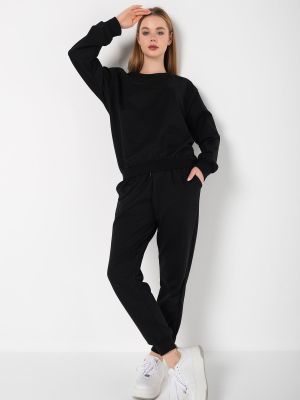 Kokvilnas pidžama K&h Twenty-one melns
