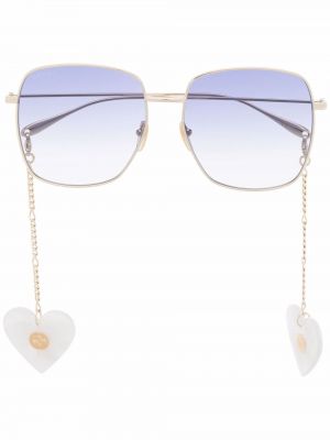 Saulesbrilles ar sirsniņām Gucci Eyewear