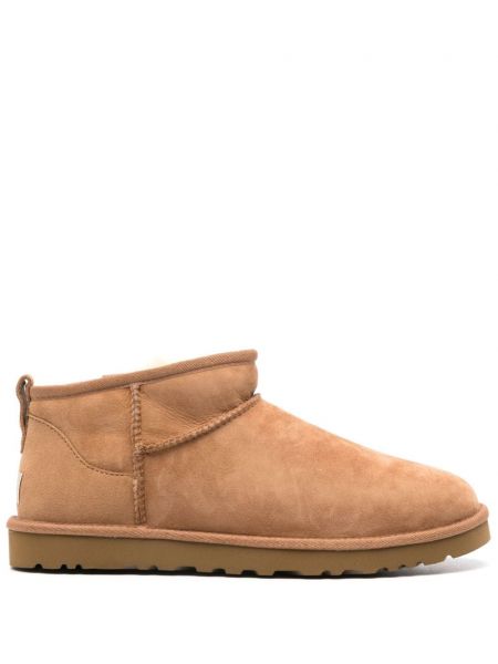 Mini klasik düz çizmeler Ugg kahverengi