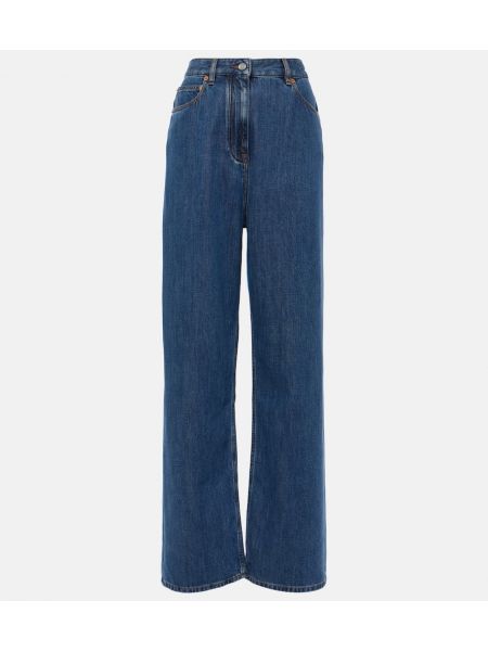 Høy midje jeans Valentino blå