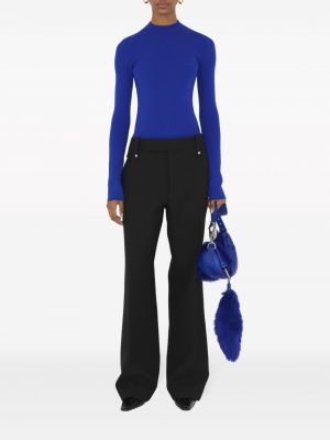 Slim fit pullover Burberry blau
