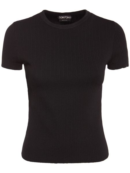 Silke t-shirt Tom Ford sort