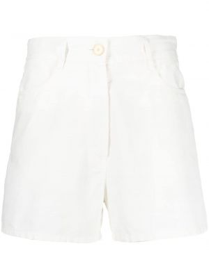 Pamučne kratke hlače Forte_forte bijela