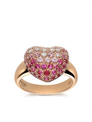 Rožinio aukso žiedas Leo Pizzo