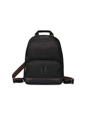 Кожаный рюкзак Longchamp черный