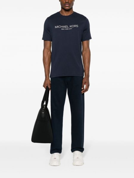 T-shirt en coton Michael Kors bleu