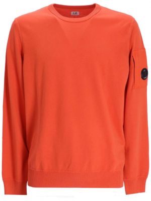 Pullover aus baumwoll C.p. Company orange