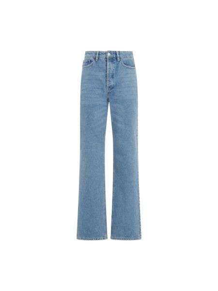 Niebieskie jeansy skinny bawełniane By Malene Birger