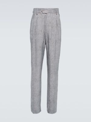 Pantaloni clasici cu imagine Giorgio Armani bej