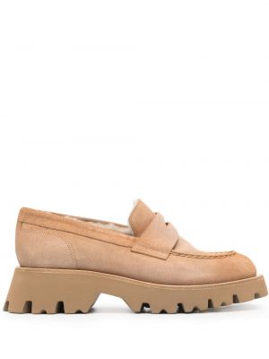 Pantofi loafer din piele de căprioară Santoni