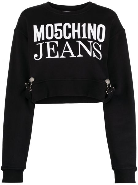 Φούτερ Moschino Jeans μαύρο