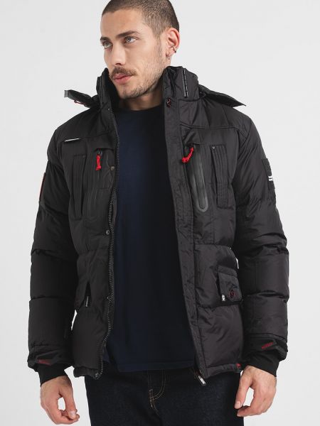 Куртка с карманами Geographical Norway черная