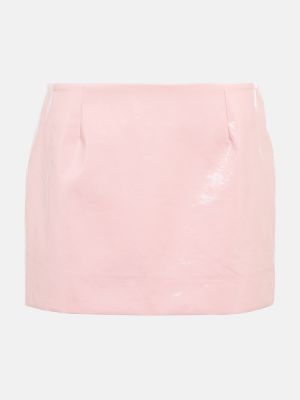 Lakované kožená sukně Dolce&gabbana růžové