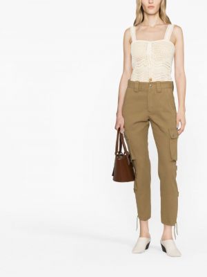 Pantalon cargo avec poches Isabel Marant marron