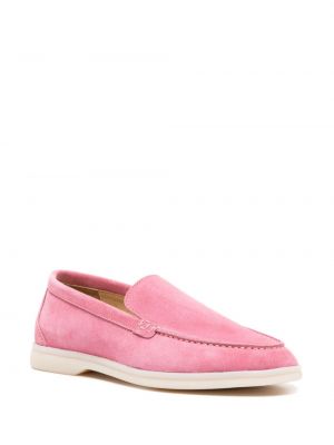 Seemisnahksed loafer-kingad Scarosso roosa