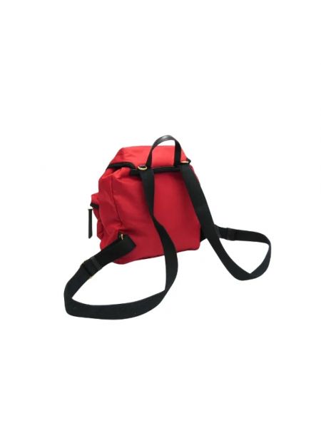 Plecak bawełniany Moncler Pre-owned czerwony