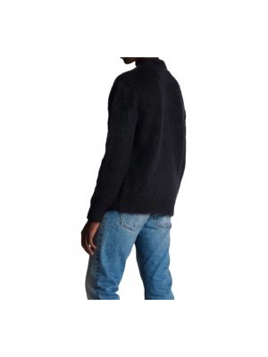 Jersey con estampado de tela jersey de lana mohair Balmain negro