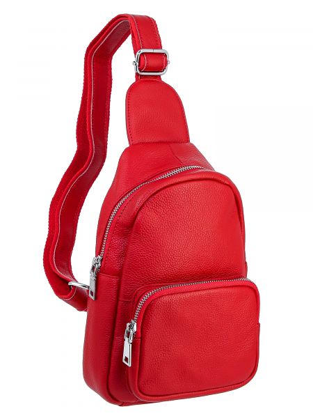 Красная сумка Stefania Morri
