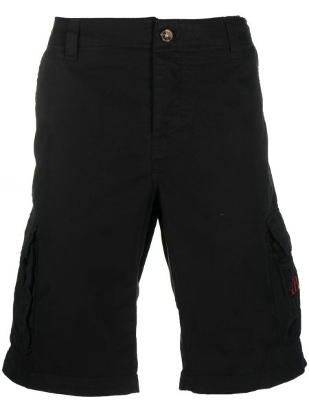 Brodert cargo shorts Mc2 Saint Barth svart