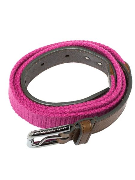 Cinturón de cuero Dolce & Gabbana Pre-owned rosa