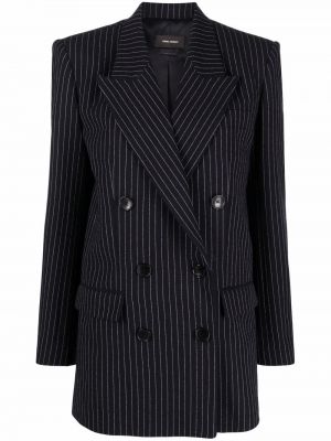 Stripete lang blazer Isabel Marant blå