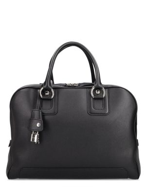 Kožená taška přes rameno Dolce & Gabbana černá