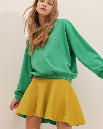 Пуловер Trend Alaçatı Stili зелено
