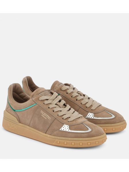 Nubuk sneaker Valentino Garavani kahverengi