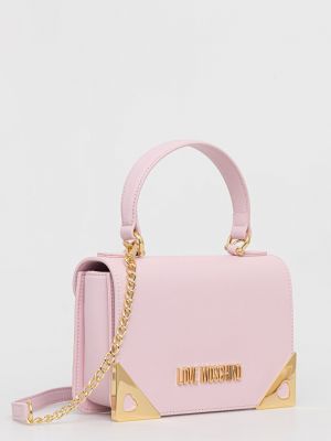 Рожева сумка через плече Love Moschino