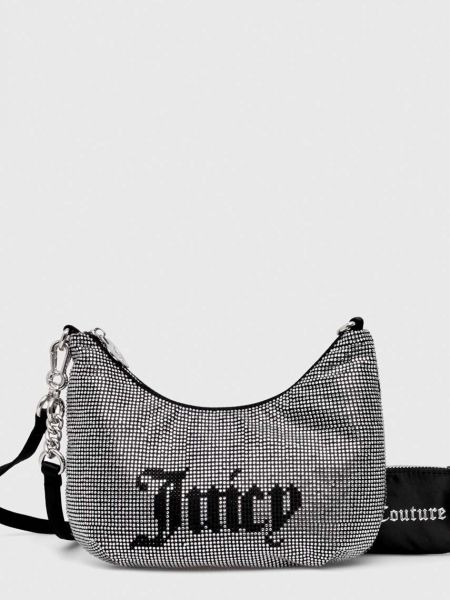 Серебряная сумка шоппер Juicy Couture