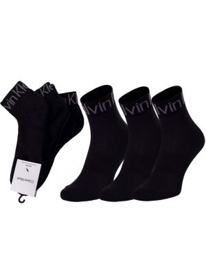 Чорапи Calvin Klein черно