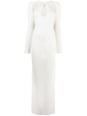 Robe longue Coperni blanc