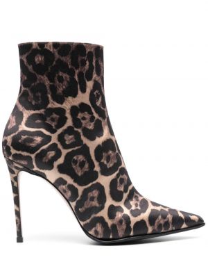 Členkové topánky s potlačou s leopardím vzorom Le Silla
