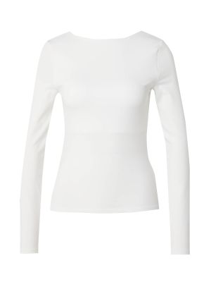 Tričko s dlhými rukávmi Vero Moda biela