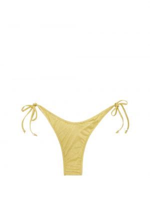 Bikini con paillettes Palm Angels giallo